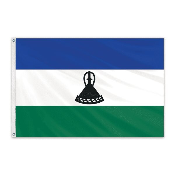 Global Flags Unlimited Lesotho Outdoor Nylon Flag 2'x3' 202247 Zoro